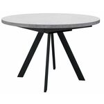 Стол DikLine RD100 Бетон/опоры черные | Интернет магазин мебели и декора LifeDekor