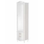 Шкаф-витрина Джульетта, молочный дуб Л | Интернет магазин мебели и декора LifeDekor