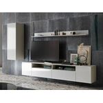 Стенка «Женева», Белая/ Белый глянец | Интернет магазин мебели и декора LifeDekor