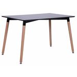 Стол EAMES 2 черный 120*80 см | Интернет магазин мебели и декора LifeDekor