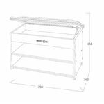 Обувница Патриция (Венге/oregon perl-120) | Интернет магазин мебели и декора LifeDekor