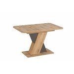 Стол Riga 120-160*80 Дуб вотан/ Вольфрам | Интернет магазин мебели и декора LifeDekor