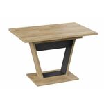 Стол Toro 120-160*80 Дуб вотан/ Графит | Интернет магазин мебели и декора LifeDekor