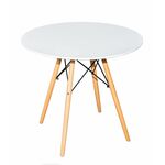 Стол EAMES белый D100 | Интернет магазин мебели и декора LifeDekor