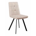 Стул DikLine 280 B03 BEIGE, ножки черные | Интернет магазин мебели и декора LifeDekor