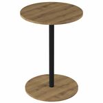 Стол журнальный Кат дуб вотан/черный | Интернет магазин мебели и декора LifeDekor