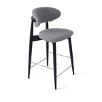 Стул Glory полубарный серый, опора бук черный | Интернет магазин мебели и декора LifeDekor