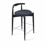 Стул Noble полубарный графит, опора бук черный | Интернет магазин мебели и декора LifeDekor