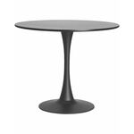 Стол обеденный MIA, черная столешница, черное основание | Интернет магазин мебели и декора LifeDekor