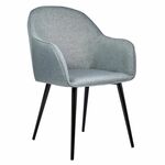 Стул Frida серо-синяя рогожка | Интернет магазин мебели и декора LifeDekor