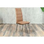 Кухонный стул SHADO Зевс коричневый велюр, каркас бриллиант | Интернет магазин мебели и декора LifeDekor