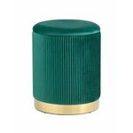 Пуф Шарлотта с ящиком велюр зеленый | Интернет магазин мебели и декора LifeDekor