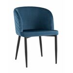 Стул Оскар велюр сине-зеленый | Интернет магазин мебели и декора LifeDekor