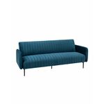 Диван прямой Дрезден велюр синий | Интернет магазин мебели и декора LifeDekor