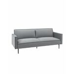 Диван прямой Кассель велюр серый | Интернет магазин мебели и декора LifeDekor