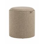 Пуф-столик с ящиком Хюгге S рогожка бежевый | Интернет магазин мебели и декора LifeDekor