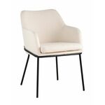 Стул Кози ткань букле молочный | Интернет магазин мебели и декора LifeDekor