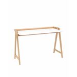 Стол письменный Pyramid 118*53 белый/светлое дерево | Интернет магазин мебели и декора LifeDekor