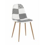 Стул Валенсия SN пэчворк черно-белый | Интернет магазин мебели и декора LifeDekor