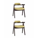 Стул обеденный OLAV оливковый 2 шт. | Интернет магазин мебели и декора LifeDekor