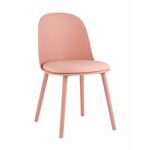 Стул Fog с подушкой пластик пыльно-розовый | Интернет магазин мебели и декора LifeDekor