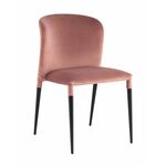 Стул Лори велюр пыльно-розовый | Интернет магазин мебели и декора LifeDekor