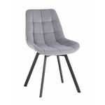 Стул вращающийся Флекс велюр велютто серый | Интернет магазин мебели и декора LifeDekor