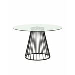 Стол обеденный Ливерпуль 120*120 стекло | Интернет магазин мебели и декора LifeDekor