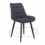 Стул DikLine 226 поворотный B28 ANTRACITE, ножки черные | Интернет магазин мебели и декора LifeDekor