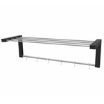 Вешалка настенная Вестон венге/металлик | Интернет магазин мебели и декора LifeDekor