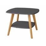 Стол журнальный Хадсон графит/дуб светлый | Интернет магазин мебели и декора LifeDekor