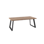 Стол Гранд 200, Дуб Веллингтон, Черный | Интернет магазин мебели и декора LifeDekor