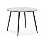 Стол стеклянный Анселм леонардо / черный | Интернет магазин мебели и декора LifeDekor