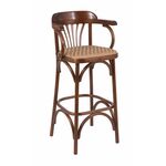 Стул барный 750 Венский мягкий (средний тон,  ткань 2 caramel) | Интернет магазин мебели и декора LifeDekor