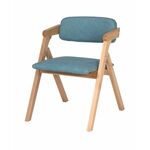 Стул складной Томас (бук/ткань Айсберг логан) | Интернет магазин мебели и декора LifeDekor