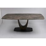 Стол обеденный Римини MC3020-200BR, 200х110х76 см, коричневая керамика | Интернет магазин мебели и декора LifeDekor