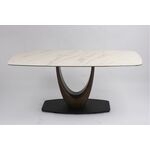 Стол обеденный Римини MC3020-180WT, 180х90х76 см, белая керамика | Интернет магазин мебели и декора LifeDekor