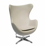 Кресло EGG STYLE CHAIR латте, экокожа | Интернет магазин мебели и декора LifeDekor