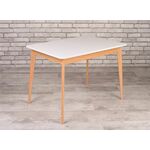 Стол Рэй-1200 (натуральный / белая эмаль) | Интернет магазин мебели и декора LifeDekor