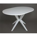 Стол "Астерия" (Белый) 1300 (1750) * 900 | Интернет магазин мебели и декора LifeDekor