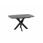 Стол Эдж, 130 Дымчатая керамика/Чёрный | Интернет магазин мебели и декора LifeDekor