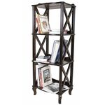 Этажерка-стеллаж "Джульетта"-3 (орех) Вис | Интернет магазин мебели и декора LifeDekor