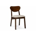 Стул деревянный Loid dirty oak / light beige | Интернет магазин мебели и декора LifeDekor