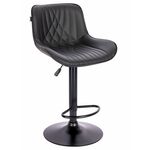 Барный стул Everprof Grace Black Экокожа Черный | Интернет магазин мебели и декора LifeDekor