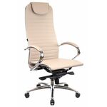Кресло руководителя Everprof Deco Экокожа Бежевый | Интернет магазин мебели и декора LifeDekor