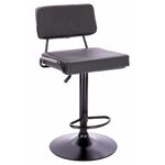 Барный стул Everprof Bit Экокожа Черный | Интернет магазин мебели и декора LifeDekor