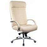 Кресло руководителя Everprof Orion AL M Экокожа Бежевый | Интернет магазин мебели и декора LifeDekor
