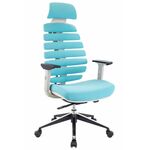 Эргономичное кресло Everprof Ergo Grey Ткань Бирюзовый | Интернет магазин мебели и декора LifeDekor