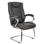 Кресло для посетителей Everprof King CF Экокожа Черный | Интернет магазин мебели и декора LifeDekor