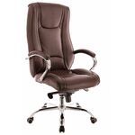Кресло руководителя Everprof King M Экокожа Коричневый | Интернет магазин мебели и декора LifeDekor